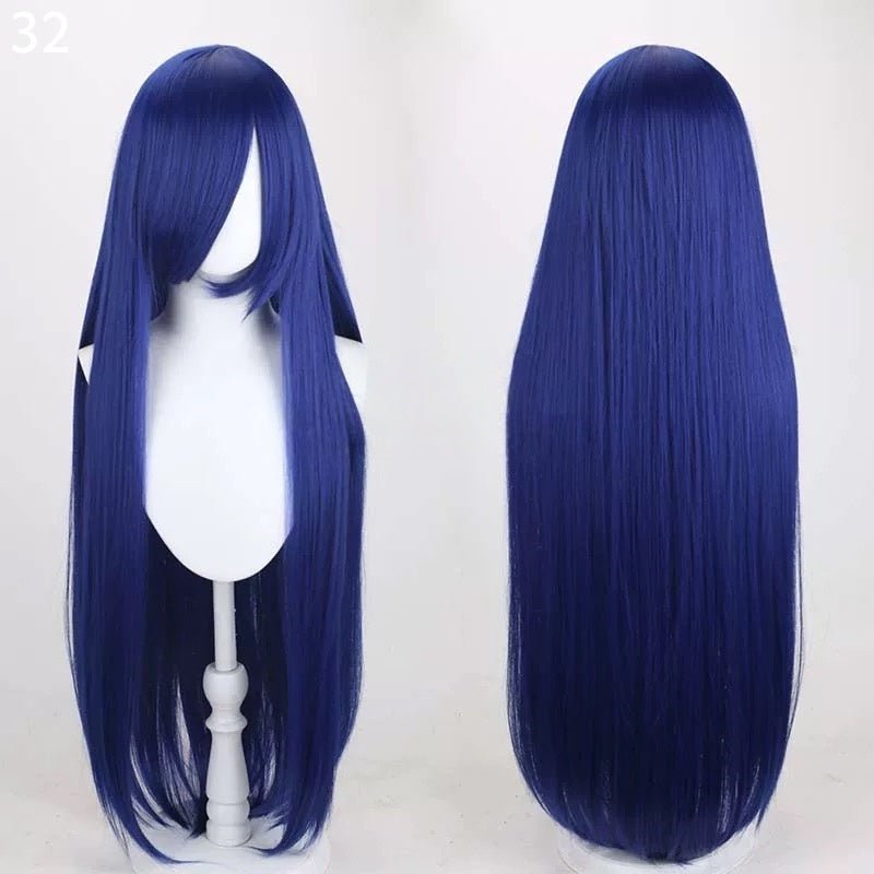 L - email Wig 41 Colors 100cm Long Straight General Cosplay Wigs - lemailwigs