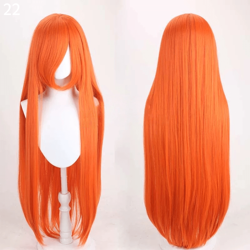 L - email Wig 41 Colors 100cm Long Straight General Cosplay Wigs - lemailwigs