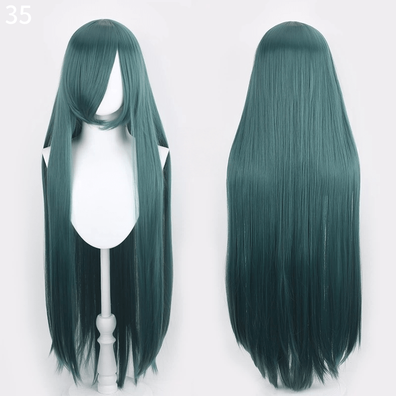 L - email Wig 41 Colors 100cm Long Straight General Cosplay Wigs - lemailwigs