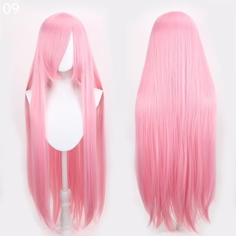 L - email Wig 41 Colors 100cm Long Straight General Cosplay Wigs - lemailwigs