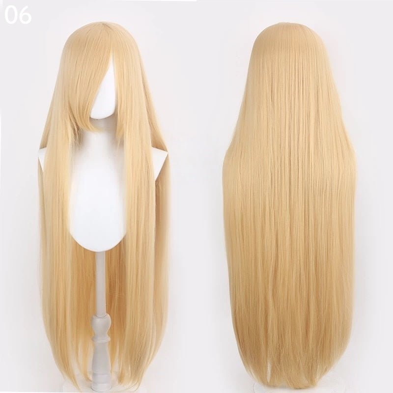 L - email Wig 41 Colors 100cm Long Straight General Cosplay Wigs - lemailwigs