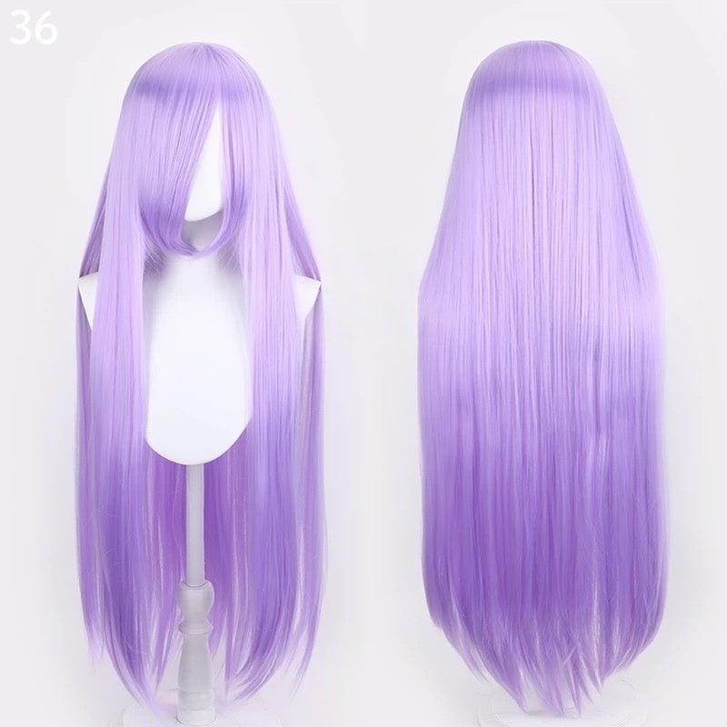 L - email Wig 41 Colors 100cm Long Straight General Cosplay Wigs - lemailwigs