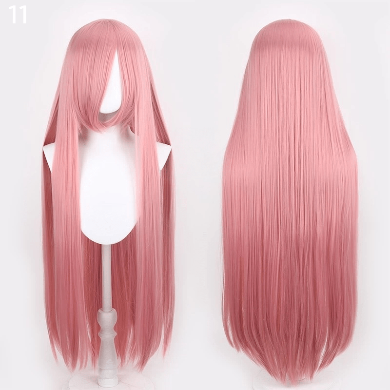 L - email Wig 41 Colors 100cm Long Straight General Cosplay Wigs - lemailwigs