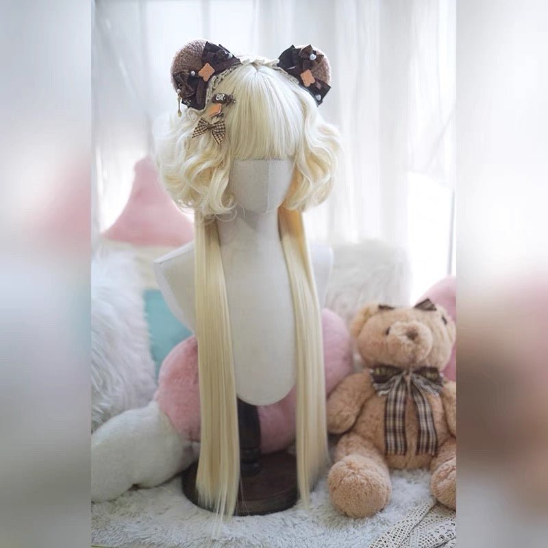 L - email Wig 5 Colors Jellyfish Hairstyle Curl Lolita Wigs - lemailwigs