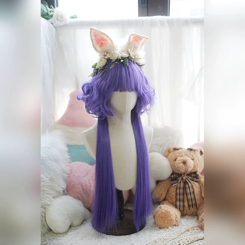 L - email Wig 5 Colors Jellyfish Hairstyle Curl Lolita Wigs - lemailwigs