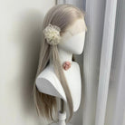 L - email Wig 6 Colors 13 x 3.5 Hand Hook 70cm Long Straight Lace Front Wigs - lemailwigs