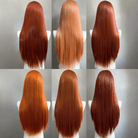 L - email Wig 6 Colors 13×4 Hand Hook 80cm Long Straight Font Lace Wig - lemailwigs