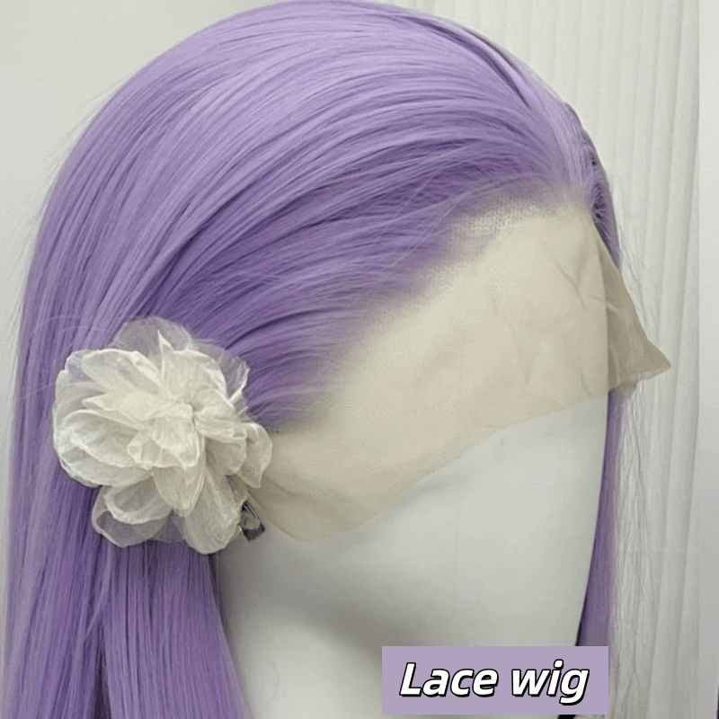 L - email Wig 9 Colors 13×4 Hand Hook 80cm Long Straight Font Lace Wig - lemailwigs