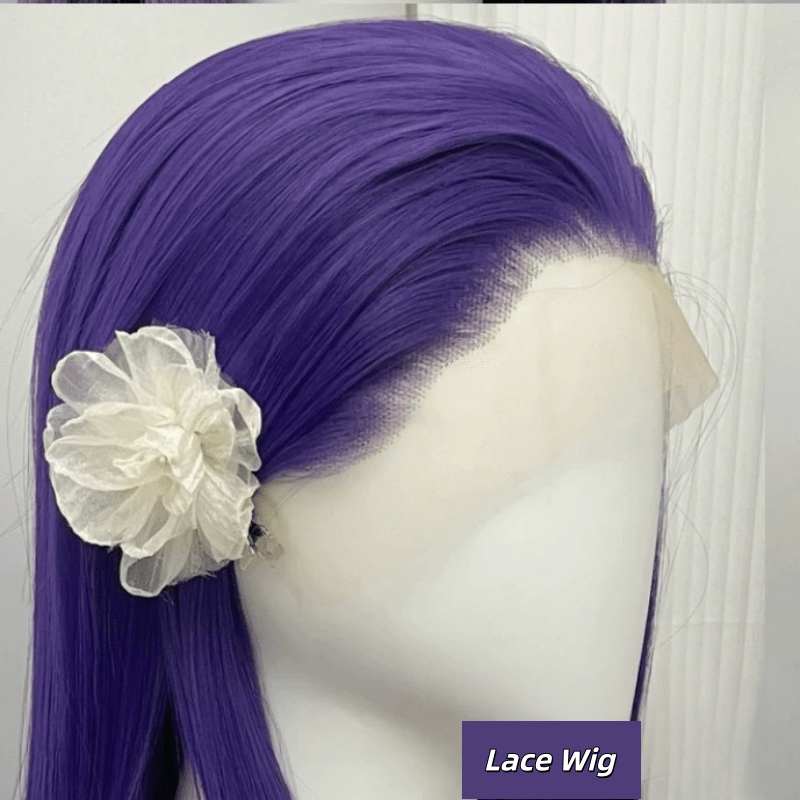 L - email Wig 9 Colors 13×4 Hand Hook 80cm Long Straight Font Lace Wig - lemailwigs