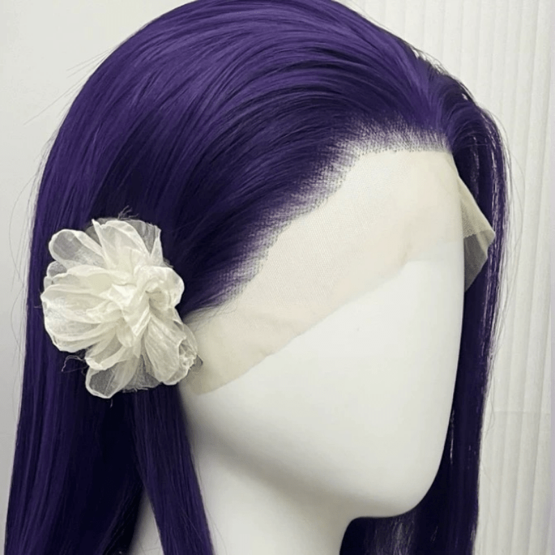 L - email Wig 9 Colors 13×4 Hand Hook 80cm Long Straight Font Lace Wig - lemailwigs