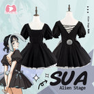 L - email Wig Alien Stage 3rd Anniversary Sua Cosplay Costume And Wig Full Set - lemailwigs