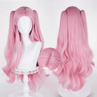 L - email Wig Alien Stage Mizi x Aniplus Collab Cafe Pink Cosplay Wig - lemailwigs
