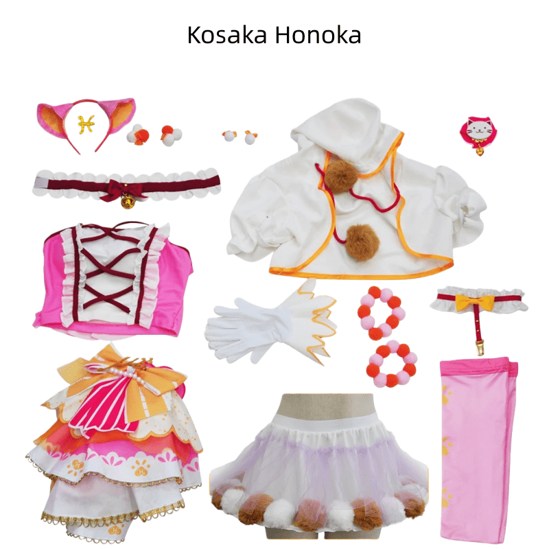 Lovelive Kotori Minami Nozomi Tojo Umi Sonoda Honoka Kosaka Rin Hoshizora Eli Ayase Maki Nishikino Nico Yazawa Hanayo Koizumi Cosplay Costume - lemailwigs