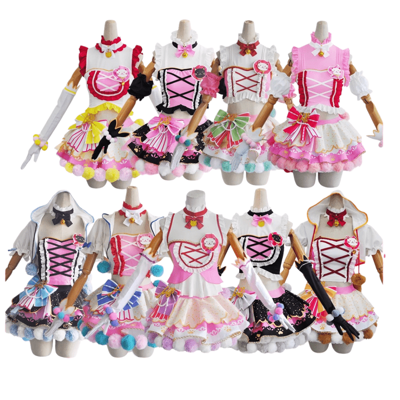 Lovelive Kotori Minami Nozomi Tojo Umi Sonoda Honoka Kosaka Rin Hoshizora Eli Ayase Maki Nishikino Nico Yazawa Hanayo Koizumi Cosplay Costume