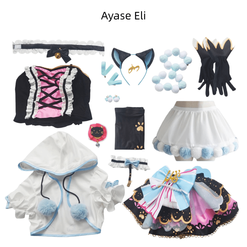 Lovelive Kotori Minami Nozomi Tojo Umi Sonoda Honoka Kosaka Rin Hoshizora Eli Ayase Maki Nishikino Nico Yazawa Hanayo Koizumi Cosplay Costume - lemailwigs