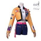 L - email Wig Anime Movie Huntrix Kpop Demon Hunter Rumi Cosplay Costume & Wig Full Set - lemailwigs