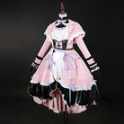 L - email Wig Arknights Eyjafjalla Fluffy Cotton Witch Cosplay Costume - lemailwigs