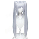 L - email Wig Azur Lane Janus Grey 80cm Cosplay Wig - lemailwigs