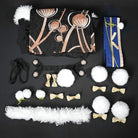 L - email Wig Azur Lane Laffey II Bunny Girl Cosplay Costume - lemailwigs