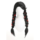 L - email Wig Bayonetta Black Mixed Red Cosplay Wig - lemailwigs