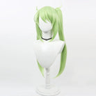 L - email Wig Blue Archive Highlander Railroad School Green Cosplay Wig - lemailwigs