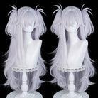 L - email Wig Blue Archive Itagaki Kanoe Silver Purple 90cm Long Halloween Cosplay Wig - lemailwigs