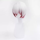 L - email Wig Bungo Stray Dogs Saigiku Jouno Color Mixing Short Cosplay Wig - lemailwigs