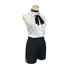 L - email Wig Chainsaw Man Reze Bomb Devil Cosplay Costume And Wig Full Set - lemailwigs