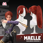 L - email Wig Clair Obscur: Expedition 33 Maelle Red Cosplay Wig - lemailwigs