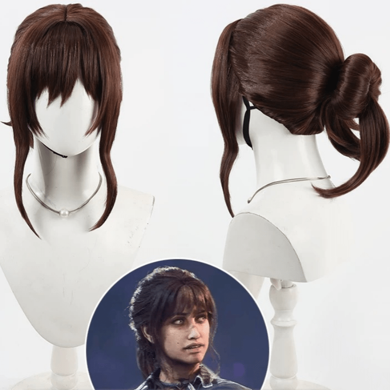 L - email Wig Clair Obscur: Expedition 33 Sciel Brown Cosplay Wig - lemailwigs