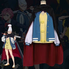 L - email Wig Dandadan Seiko Ayase Set And Wig Anime Halloween Cosplay Costume Full Set - lemailwigs