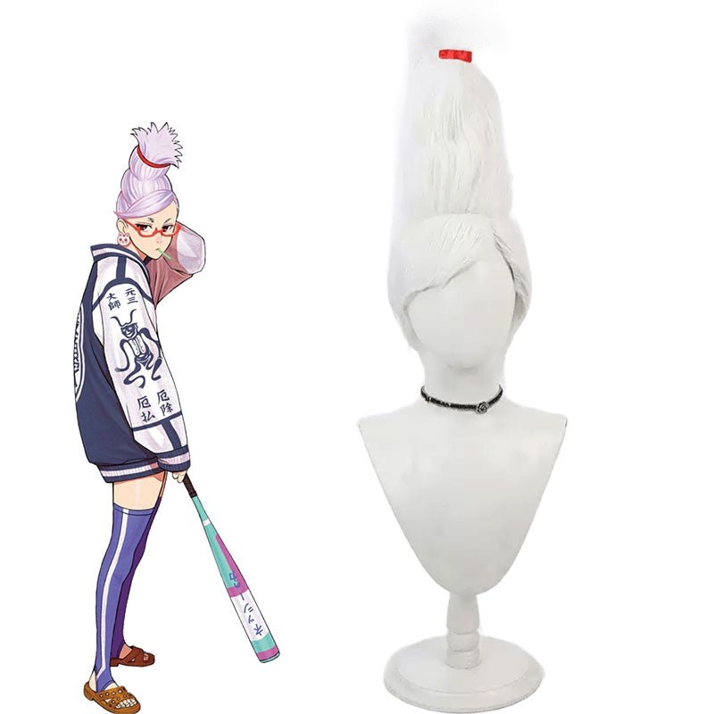 L - email Wig Dandadan Seiko Ayase Set And Wig Anime Halloween Cosplay Costume Full Set - lemailwigs