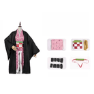 L - email Wig Demon Slayer Kamado Nezuko Kid's Halloween Cosplay Costume - lemailwigs