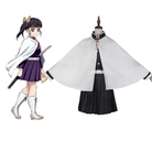 L - email Wig Demon Slayer Kanao Tsuyuri Kid's Halloween Cosplay Costume - lemailwigs
