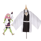 L - email Wig Demon Slayer Kanroji Mitsuri Kid's Halloween Cosplay Costume - lemailwigs