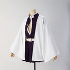 L - email Wig Demon Slayer Kimetsu no Yaiba Kanroji Mitsuri Uniform Halloween Cosplay Costume And Wig Full Set - lemailwigs