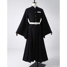 L - email Wig Demon Slayer Muichiro Tokito Uniform Halloween Cosplay Costume And Wig Full Set - lemailwigs