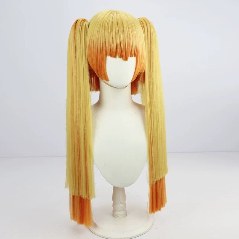 L - email Wig Demon Slayer Zenitsu Agatsuma Halloween Cosplay Wig - lemailwigs