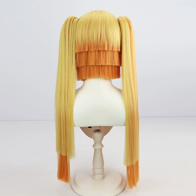 L - email Wig Demon Slayer Zenitsu Agatsuma Halloween Cosplay Wig - lemailwigs