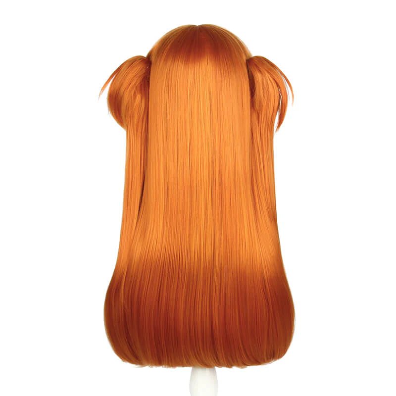 L - email Wig EVA Asuka Langley Rock Band Cosplay Costume And Wig Full Set - lemailwigs