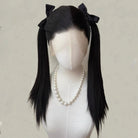 L - email Wig Full Lace Wig Blonde Black Long Straight Base Wig - lemailwigs