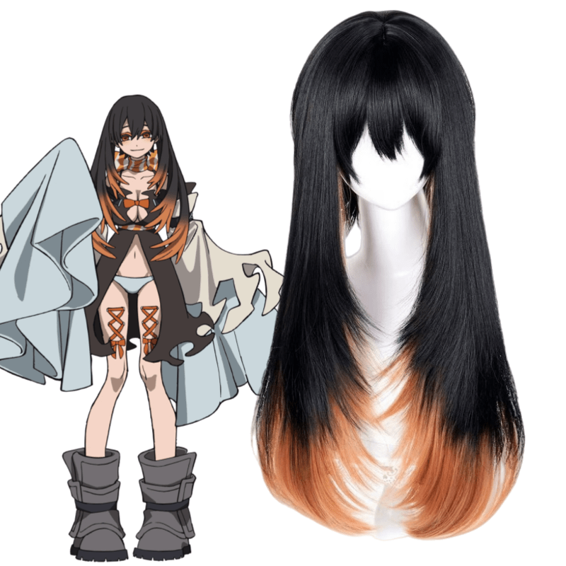 L - email Wig Gachiakuta Amo Empool Mixed Colors Cosplay Wig - lemailwigs