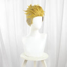L - email Wig Gachiakuta Enjin 30cm Gold Halloween Cosplay Wig - lemailwigs