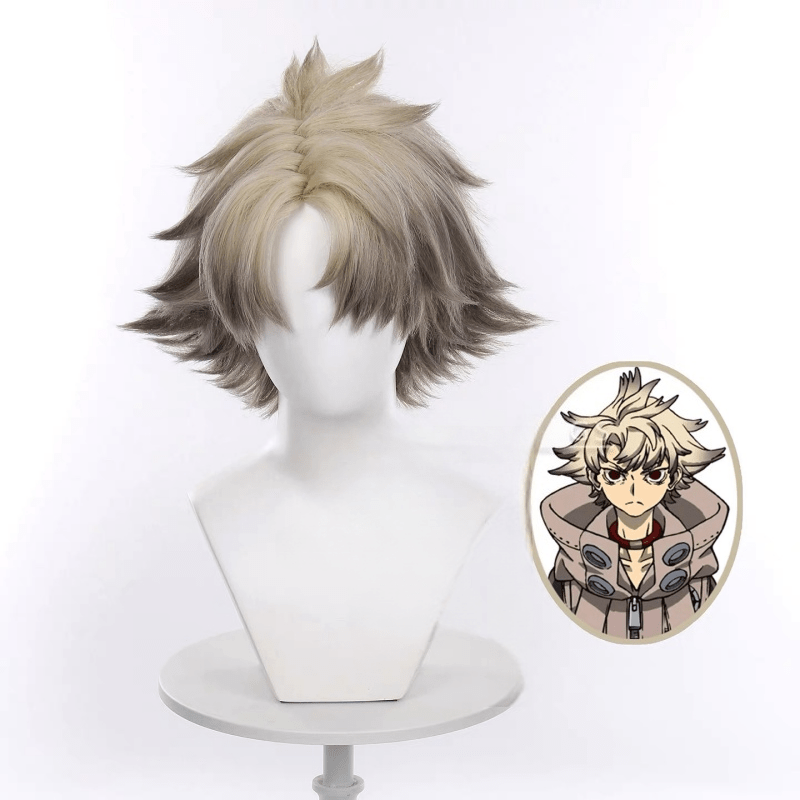 L - email Wig Gachiakuta Rudo Surebrec 25cm Halloween Cosplay Wig - lemailwigs