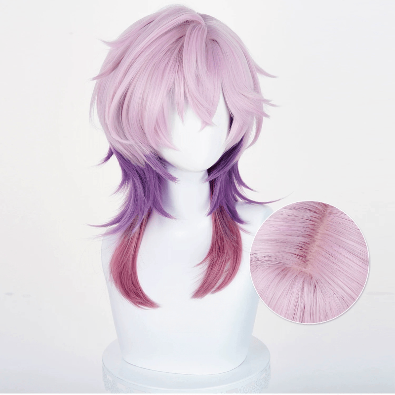 L - email Wig Genshin Impact Durin 55cm Mixed Colors Cosplay Wig - lemailwigs