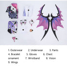 L - email Wig Genshin Impact Durin Cosplay Costume - lemailwigs