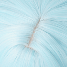 L - email Wig Genshin Impact Ineffa Light Blue 30cm Short Halloween Cosplay Wig - lemailwigs