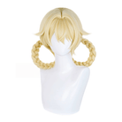L - email Wig Genshin Impact Jahoda Gold Double Braids Halloween Cosplay Wig - lemailwigs