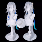 L - email Wig Genshin Impact Lantern Rite Neuvillette Color mixing 98cm Cosplay Wig - lemailwigs
