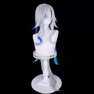 L - email Wig Genshin Impact Lantern Rite Neuvillette Color mixing 98cm Cosplay Wig - lemailwigs